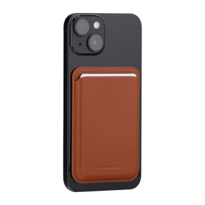 Dbramante1928 Leather wallet with MagSafe Tan