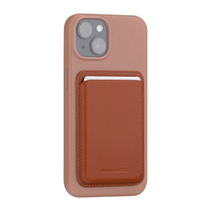 Dbramante1928 Leather wallet with MagSafe Tan