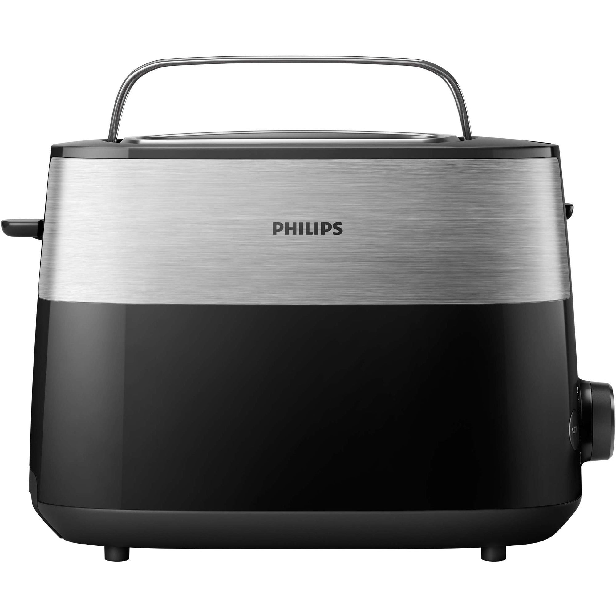 Philips Daily Collection HD2516/90 Toaster, black/stainless steel