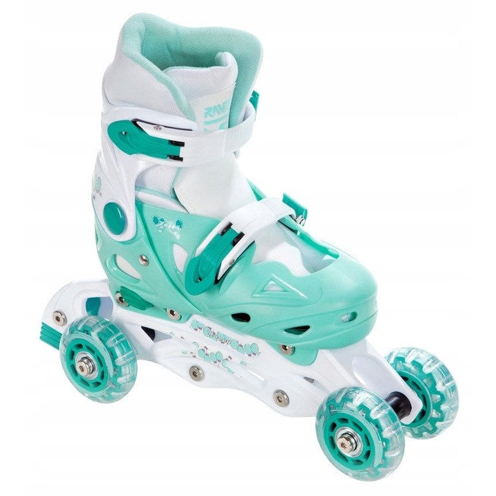 Raven Balloon Roller Skates, white/mint, 29-32