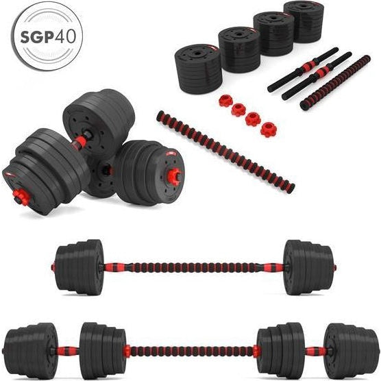 Set of bars and weights HMS SGP, 40 kg