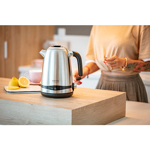 Electric kettle Camry CR 1291, 1.7 l, black/stainless steel