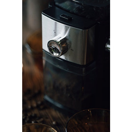 Coffee grinder Adler 4448, transparent/silver/black