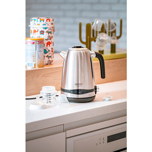 Electric kettle Camry CR 1291, 1.7 l, black/stainless steel