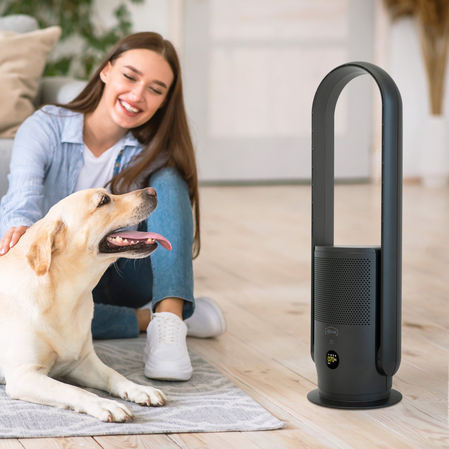 Flowmate ARC Casual 2-in-1 Bladeless Fan & Air Purifier