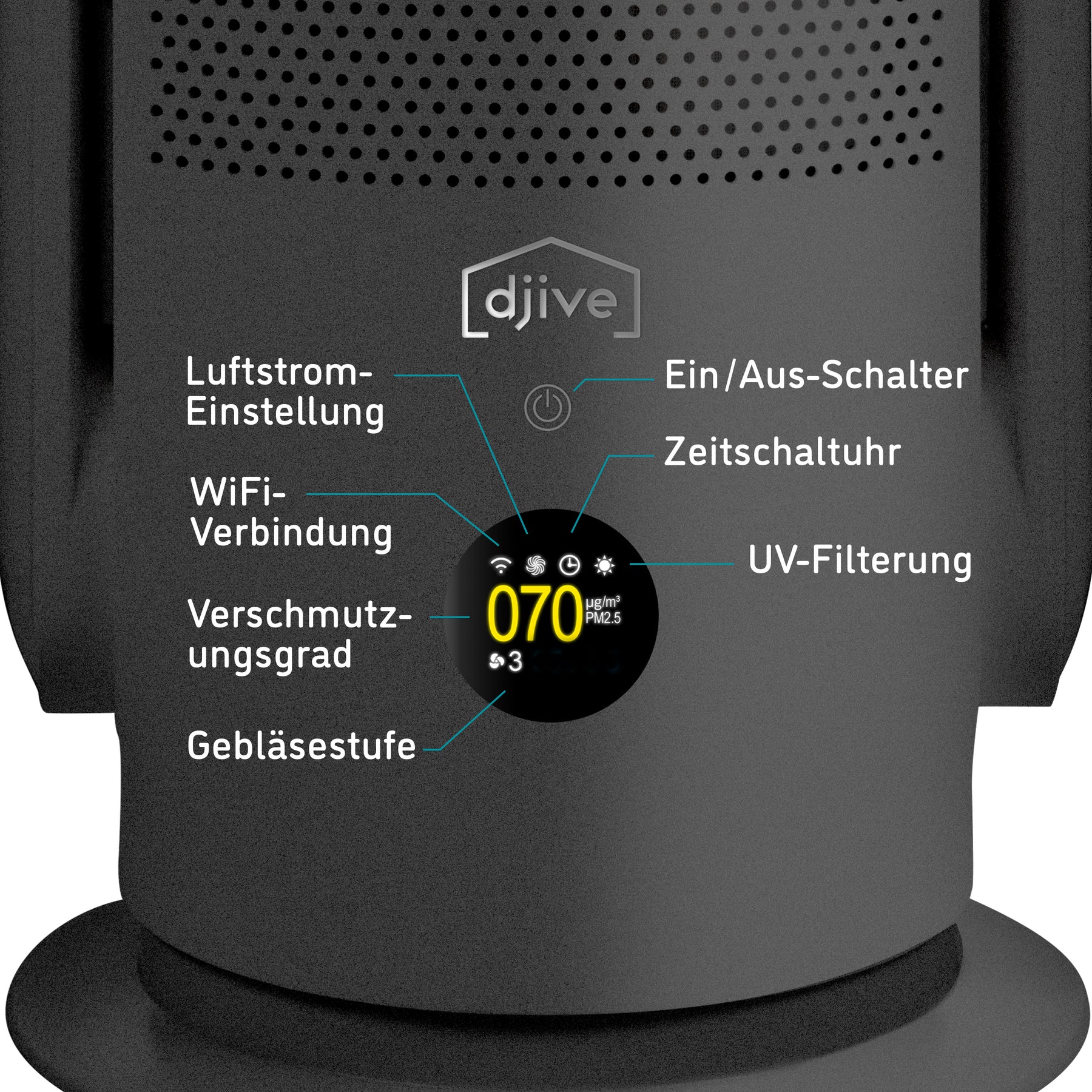 Flowmate ARC Casual 2-in-1 Bladeless Fan & Air Purifier