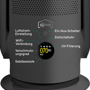 Flowmate ARC Casual 2-in-1 Bladeless Fan & Air Purifier