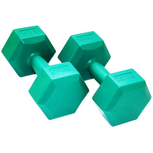 SportVida Comfort Hexagonal Dumbbells, 4 kg x 2 pcs