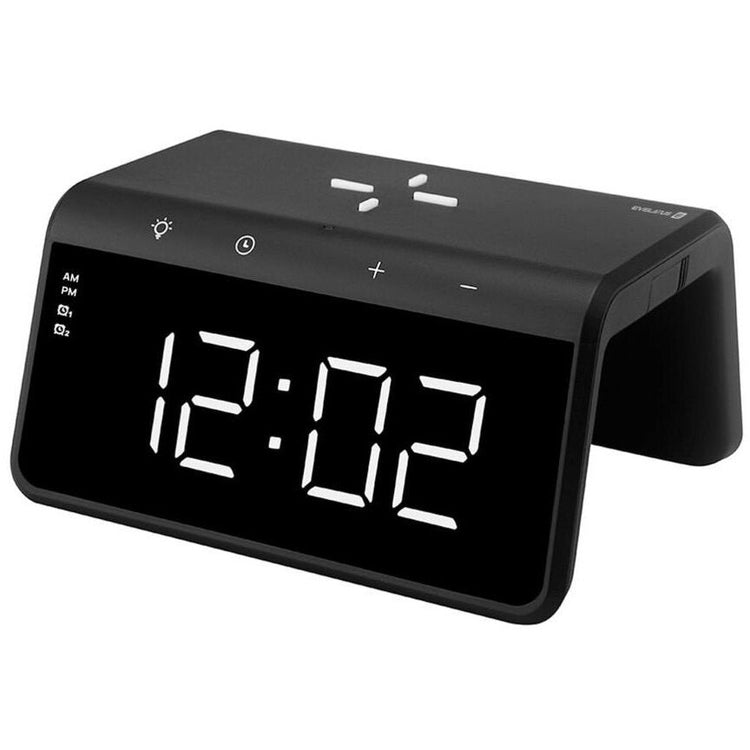 Evelatus WCC01BK Wireless Charging Station with Clock