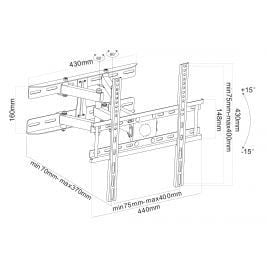 TV holder ART AR-35, 20-65", 35 kg