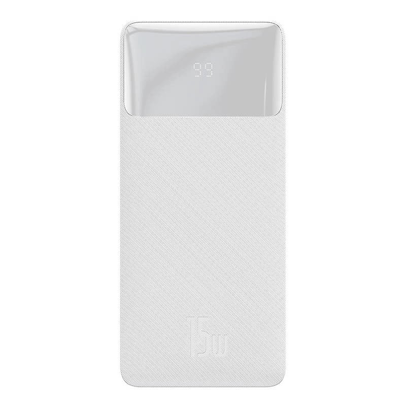 Baseus Powerbank Bipow 30000mAh, 2xUSB, USB-C, 15W White