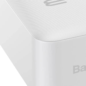 Baseus Powerbank Bipow 30000mAh, 2xUSB, USB-C, 15W White
