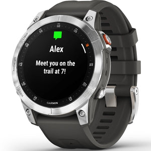 Garmin Epix 2 AMOLED, Slate with Silicone Band