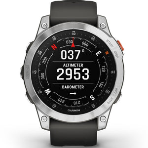 Garmin Epix 2 AMOLED, Slate with Silicone Band