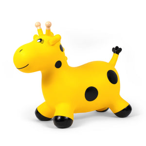 Pulei Inflatable Jumping Ball Giraffe, 50 cm, yellow, 2 pcs