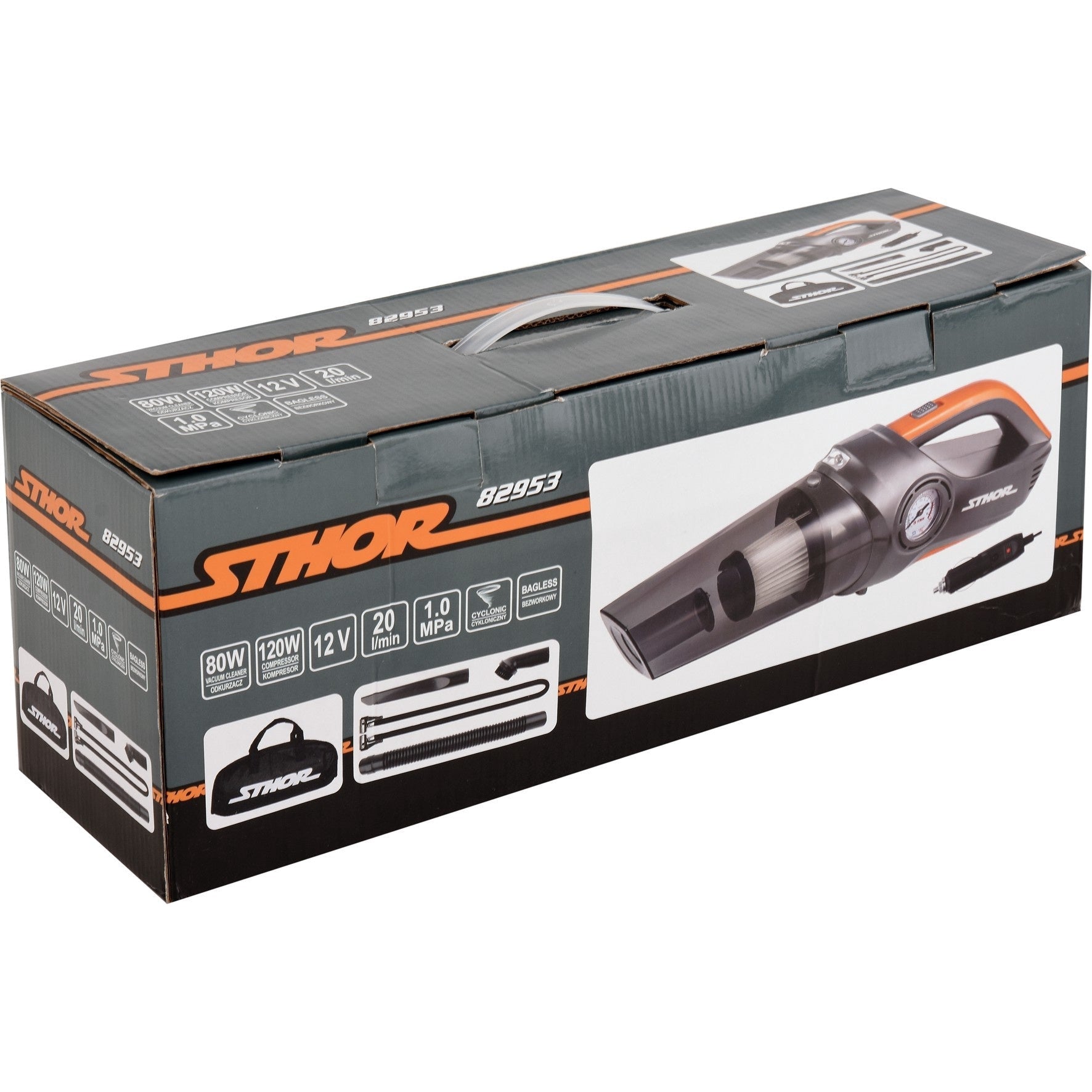 Car Vacuum Cleaner Sthor 82954, 2000 mAh