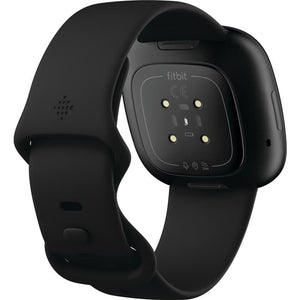 Fitbit Versa 3 Smartwatch, Black Aluminum