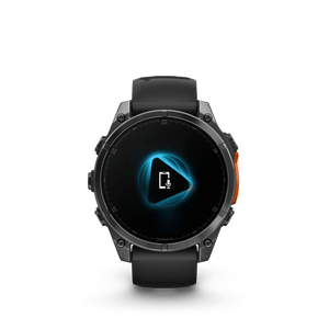 Garmin Fenix 8 47 AMOLED Black Silicone Band SG