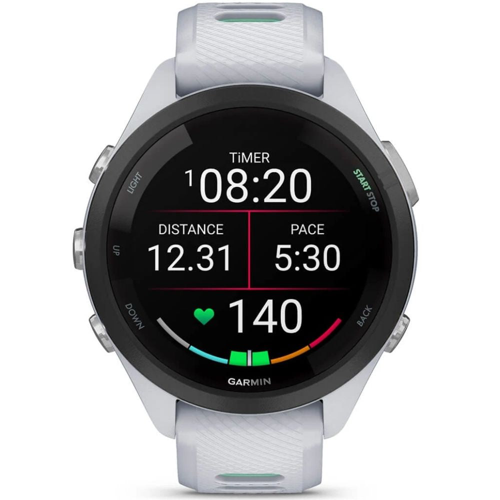 Garmin Forerunner 265S Running Smartwatch White