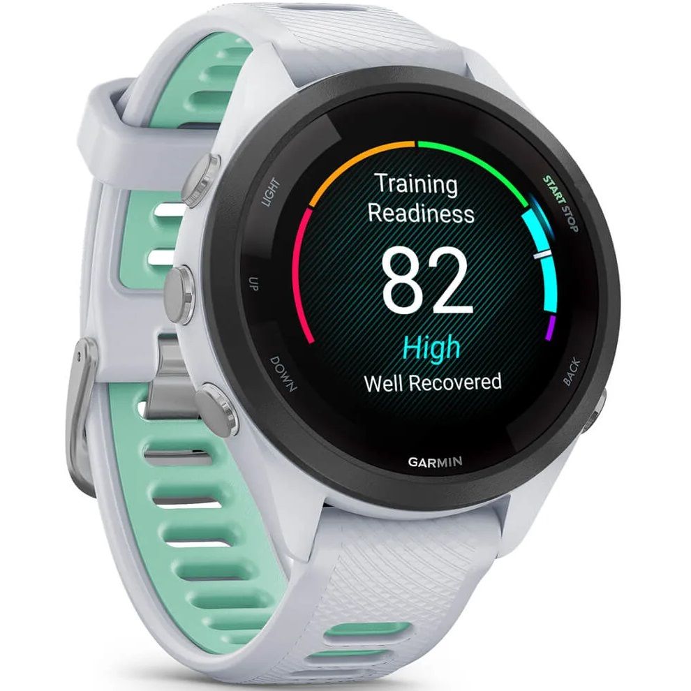 Garmin Forerunner 265S Running Smartwatch White
