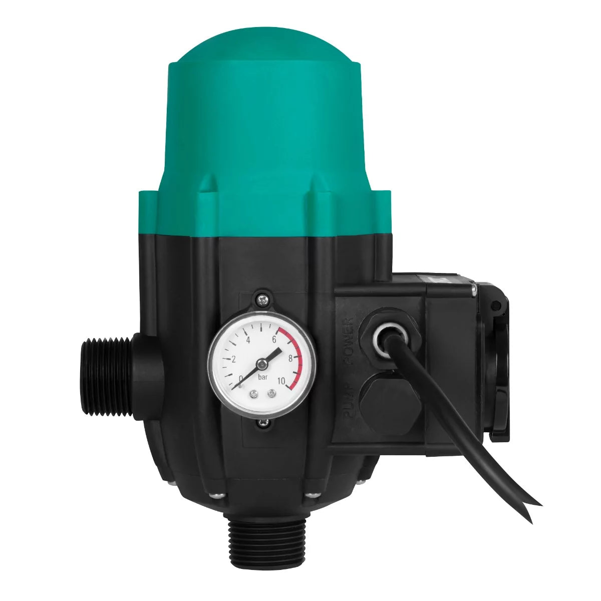 Vonroc Pressure Switch for Home and Garden, Plug & Play, Max. 1100W