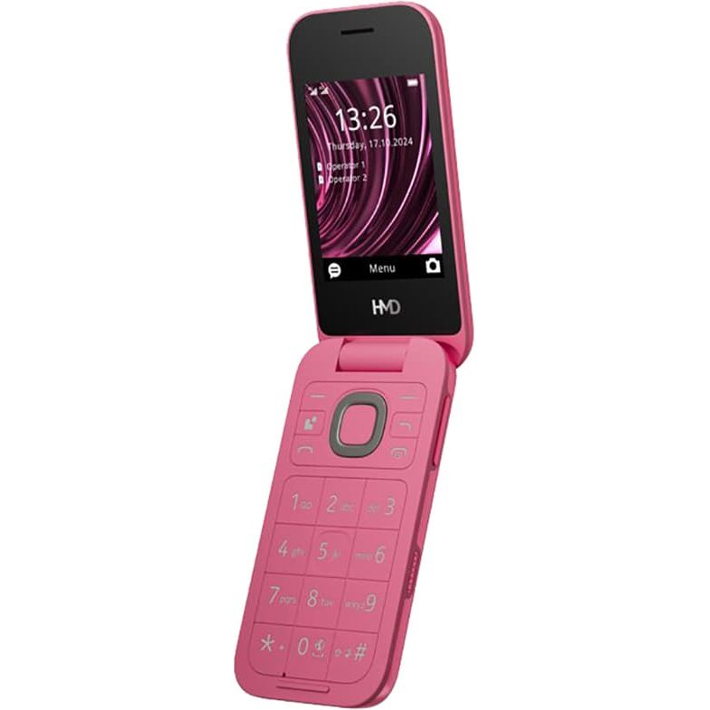 HMD 2660 Flip Mobile Phone Red
