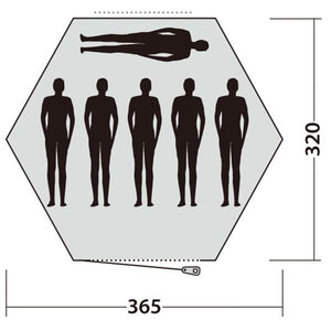 Easy Camp Moonlight Yurt 6-Person Tent
