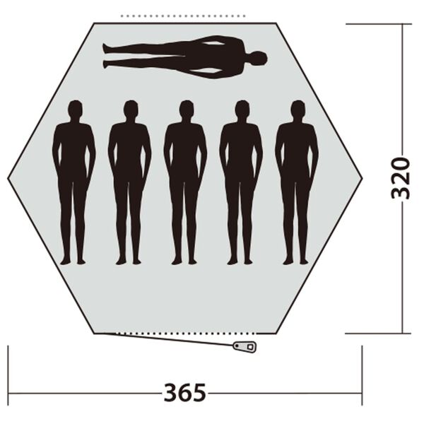 Easy Camp Moonlight Yurt 6-Person Tent