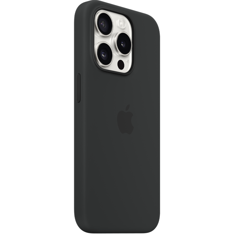 Apple iPhone 15 Pro Silicone Case Black