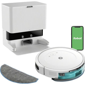iRobot Roomba Combo Essential 2 Robotic Vacuum Cleaner Y051240 White