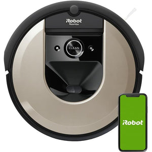iRobot Roomba I6158 Robotic Vacuum Cleaner, Black