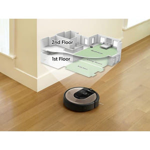 iRobot Roomba I6158 Robotic Vacuum Cleaner, Black