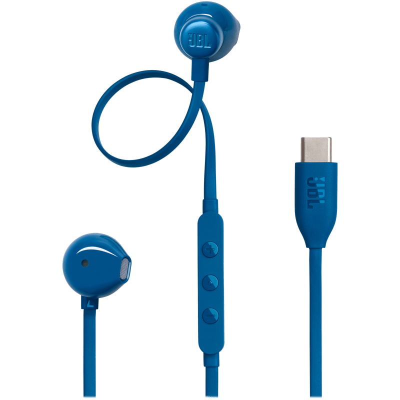 JBL Tune 305C USB-C In-Ear Headphones, Blue