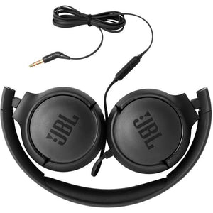 JBL Tune 500 Wired On-ear Headphones Black