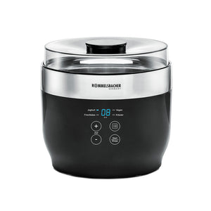 Rommelsbacher Yogurt & Cream Cheese Maker JG 80 Jona, Black/Silver