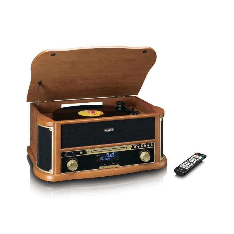 Lenco TDC-2571 Retro Stereo set, Wood