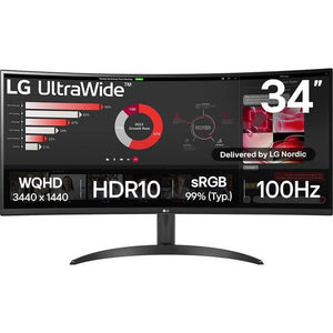 LG UltraWide 34WR50QK 34" Curved Monitor