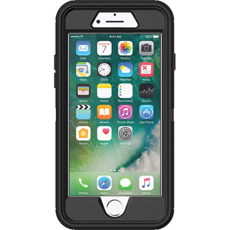 OtterBox iPhone 7 / 8 / SE Case Defender Series, Black