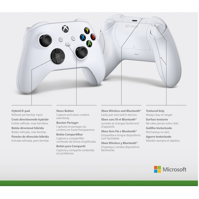 MS Xbox X Wireless Controller, White