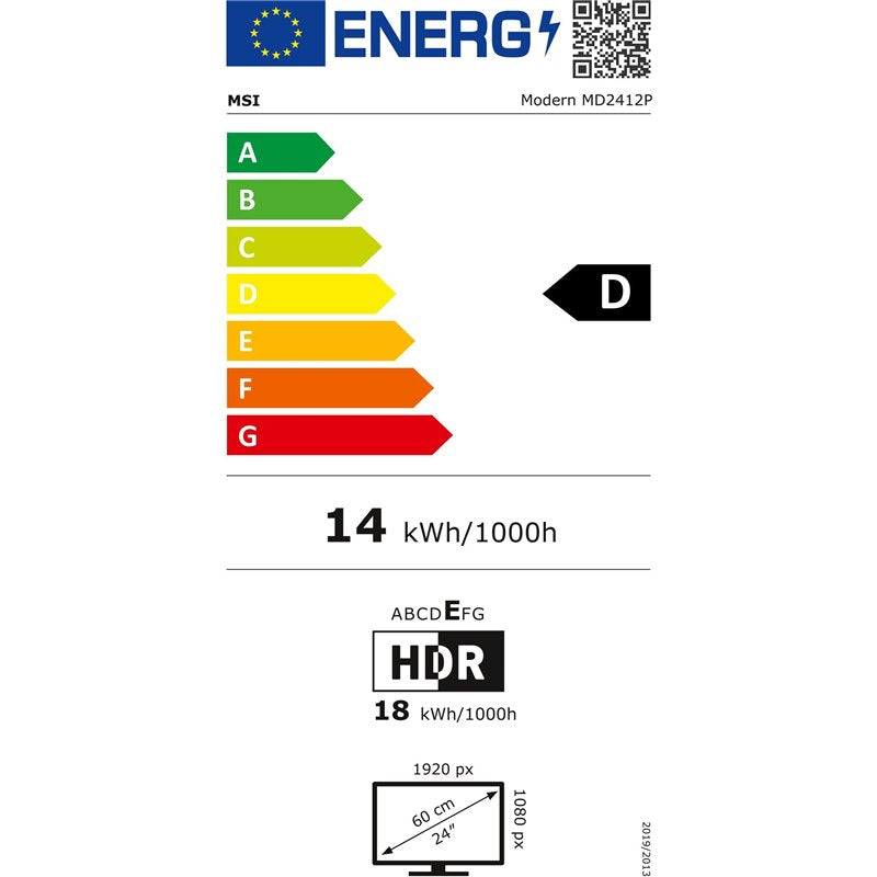 MSI 23,8" Full HD Monitor MD2412P