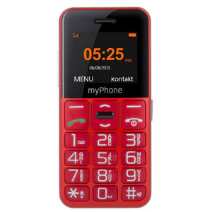 MyPhone Halo Easy Mobile Phone, Red