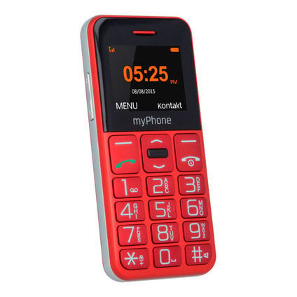 MyPhone Halo Easy Mobile Phone, Red