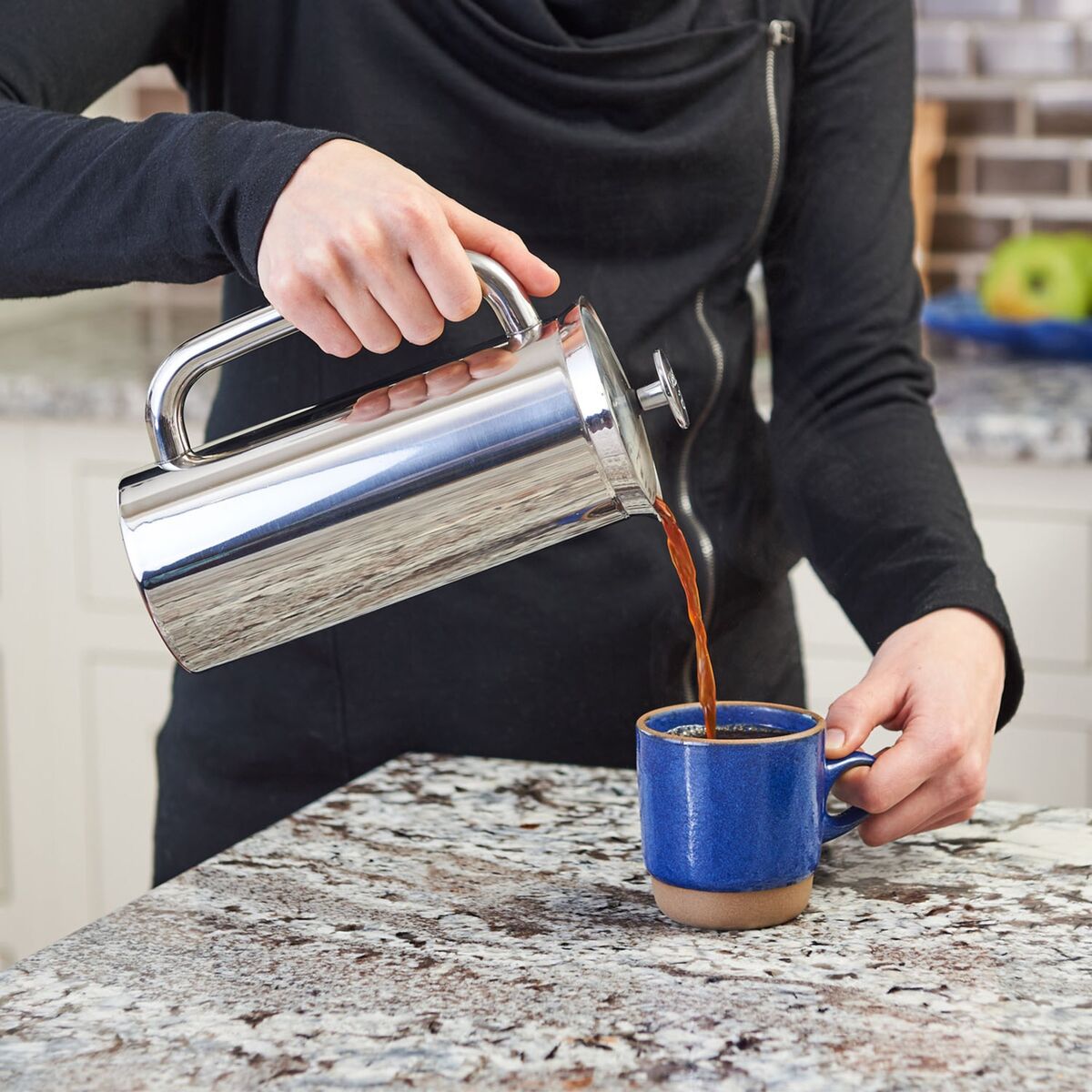 Espro P7 1032C2 French Press Coffee Maker Polished Steel