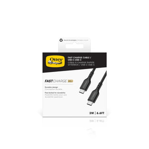 OtterBox Cable USB C-C, 2M USB-PD Black