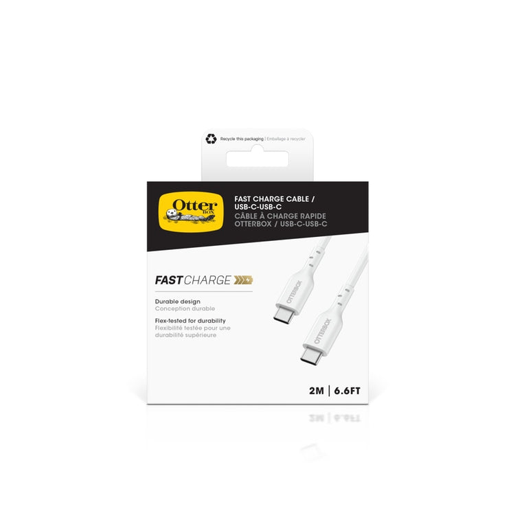 OtterBox 2m USB-C to USB-C PD Cable , White