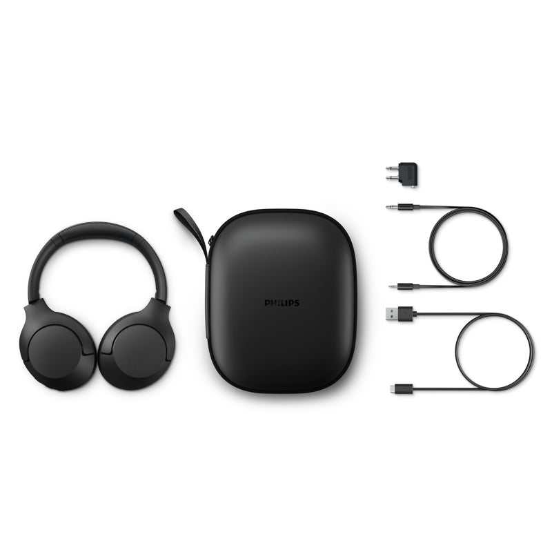 Philips H8506 Noise Cancelling Headphones, Black