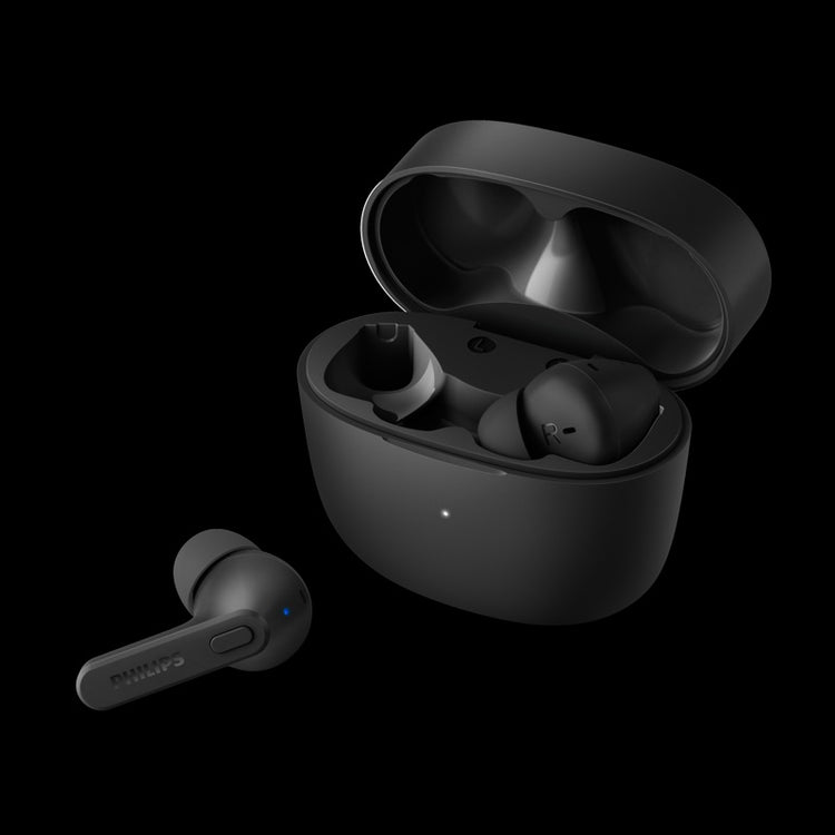 Philips TAT2206 True Wireless Earbuds, Black