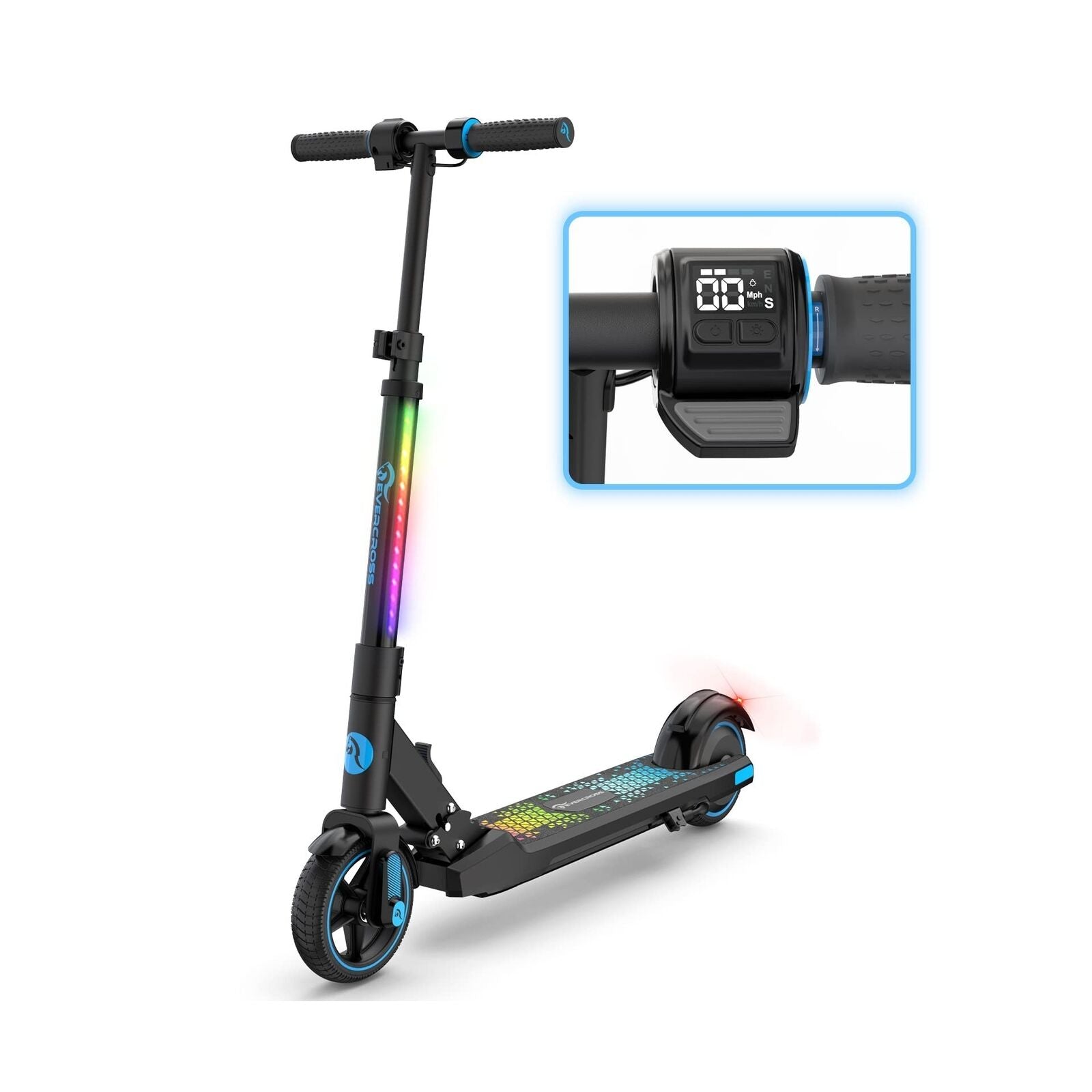 Evercross EV06C Electric Scooter, Foldable Electric Scooter for Kids 6-12