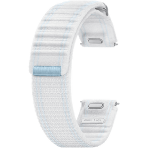 Galaxy Watch4/5/6/7 Fabric Band Wristband, Blue/White
