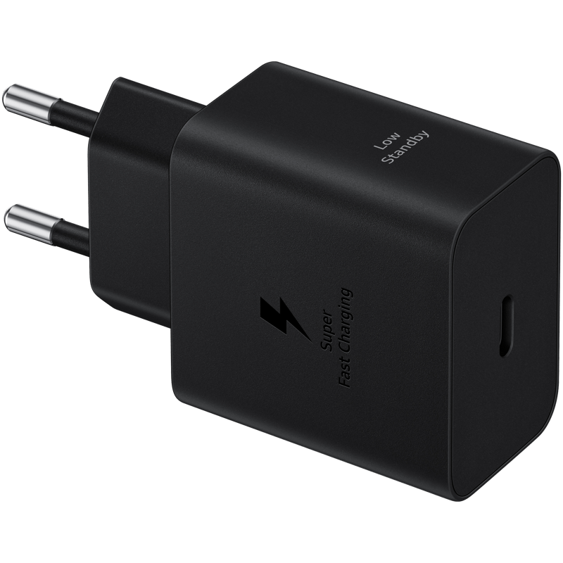 Samsung Charger 45W with Cable Black